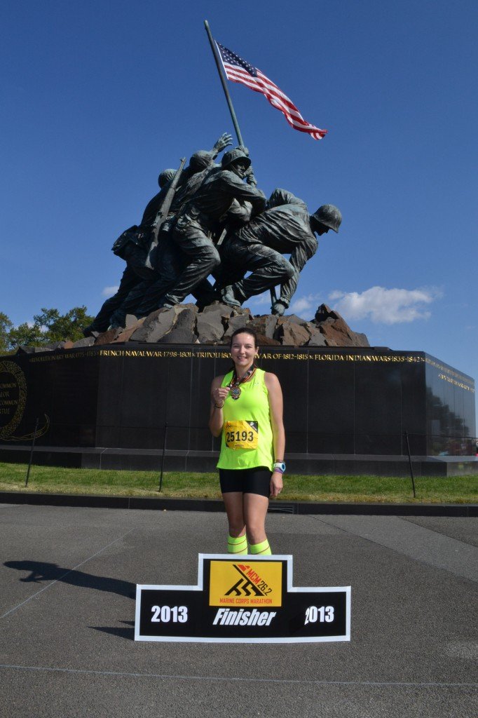 Iwo Jima Memorial - MCM 2013 Finish