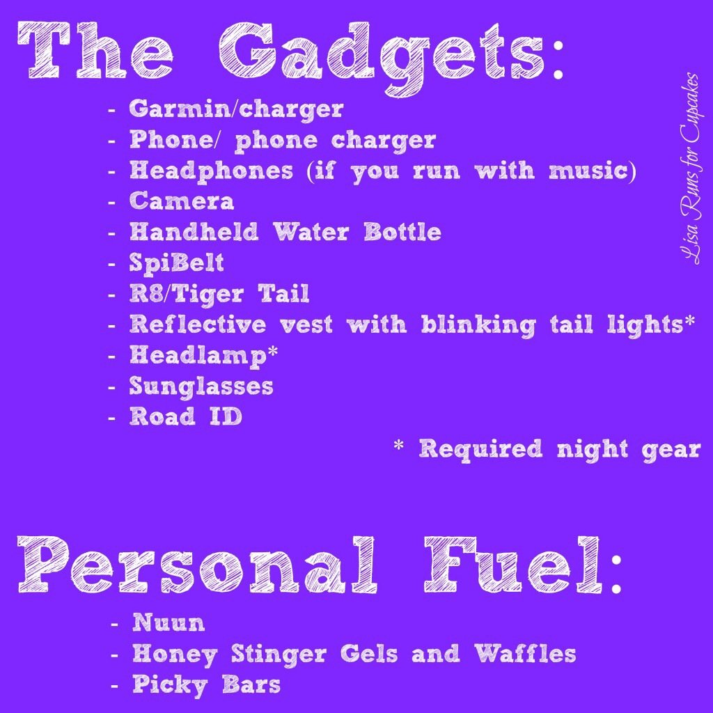 Pack for Ragnar Relay